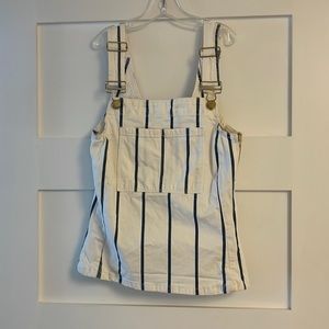 FRAME striped overall top